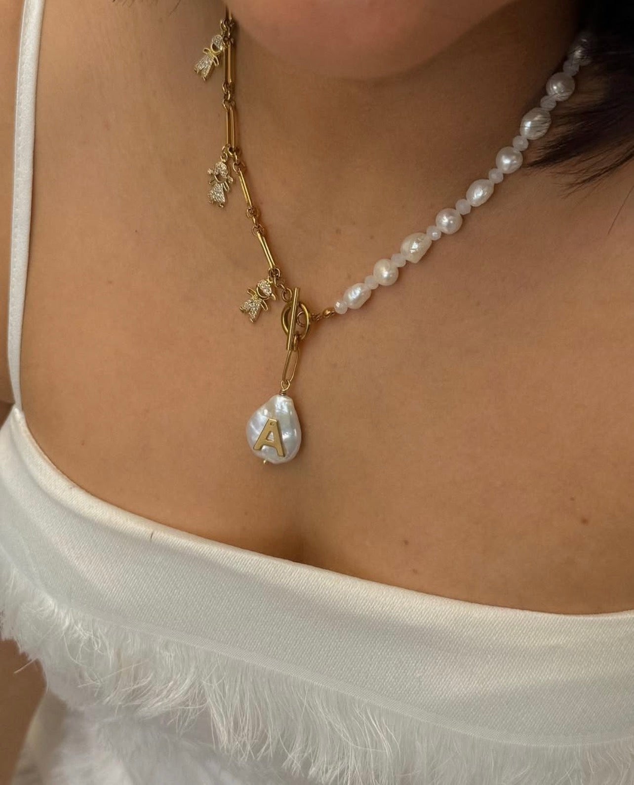 Collar Pearl and Promise 🤍