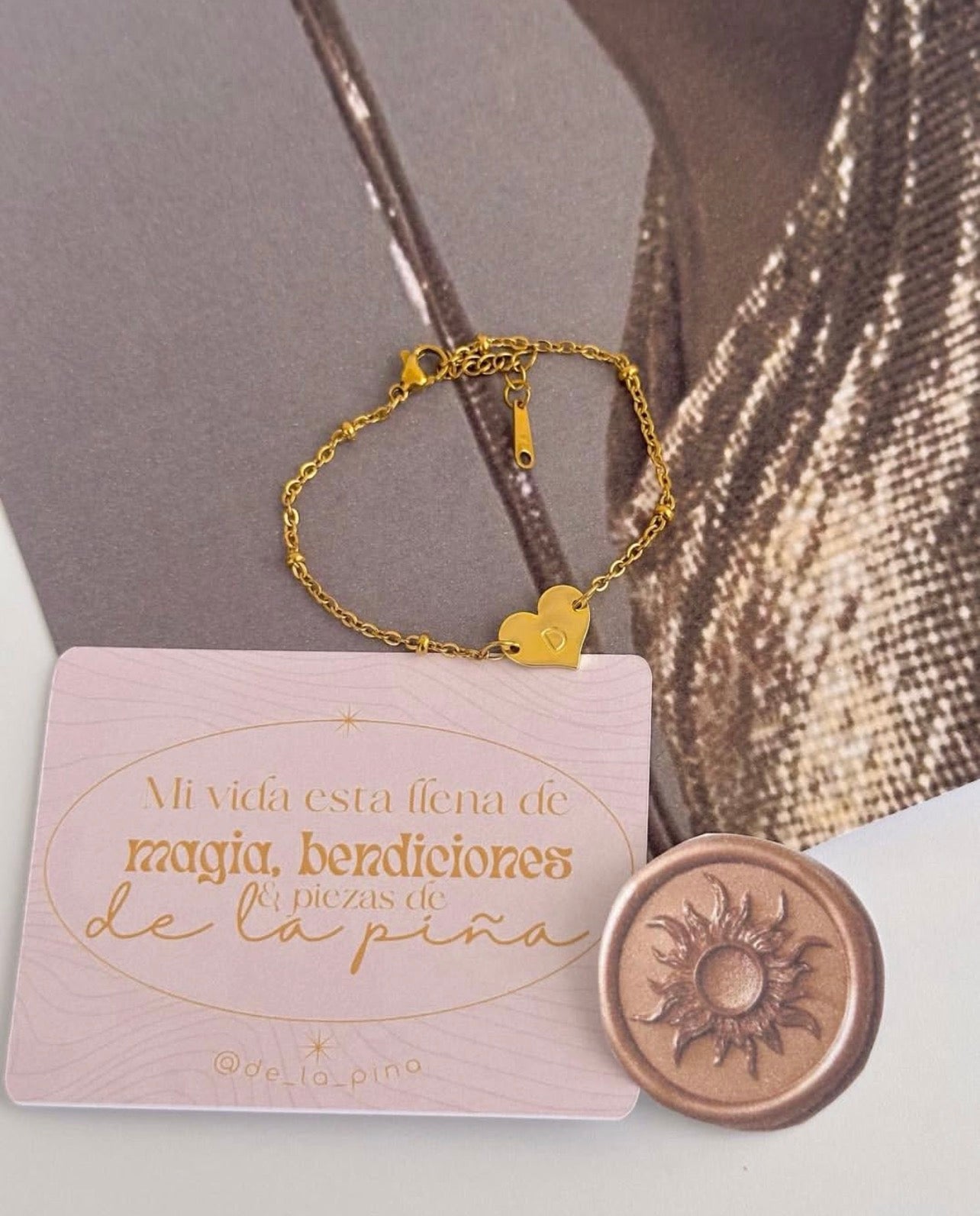 Pulsera Golden Aura💛♌