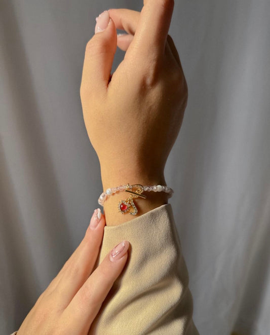 Pulsera Opalite Heart✨