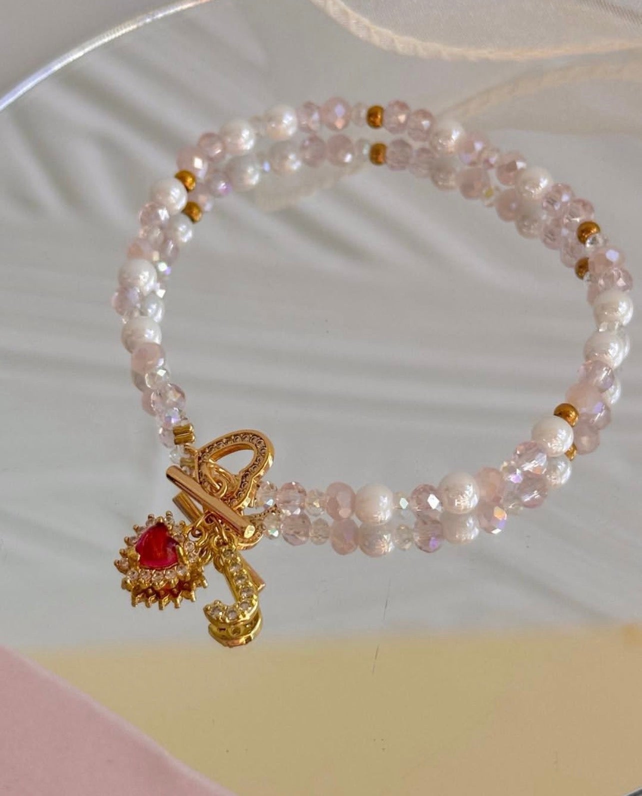 Pulsera Opalite Heart✨