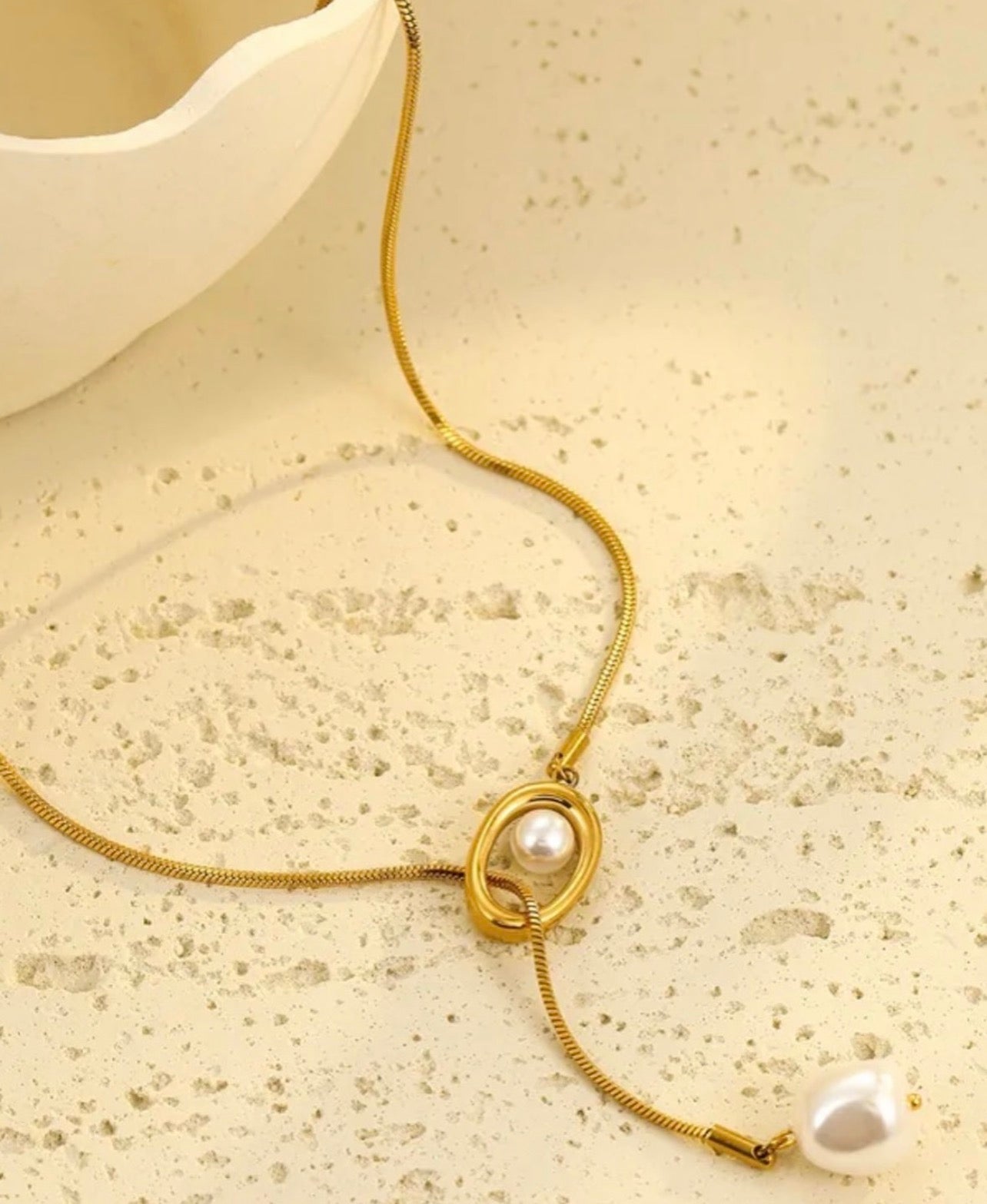 Collar para escote de espalda Serena ❄️✨