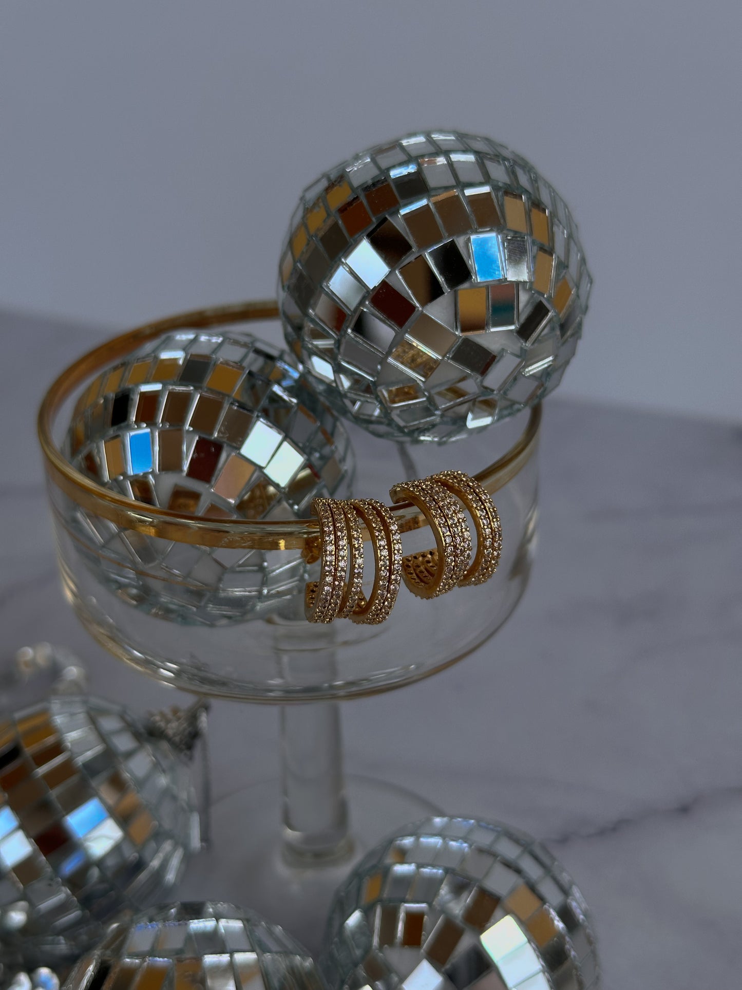 Festive radiance hoops