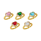 Anillo de Corazón Color Central 🤍
