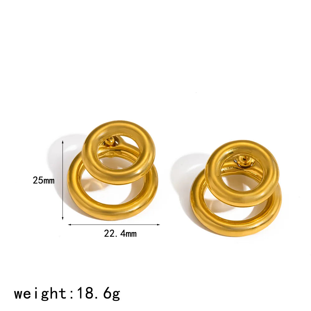 Aretes Dúo Circle ⭕