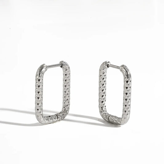 Aretes Silver Texture ⚪