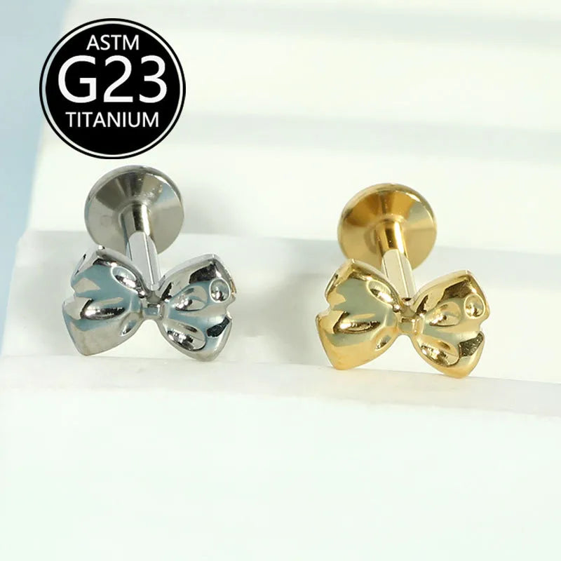 Piercing Flatback moño 🎀