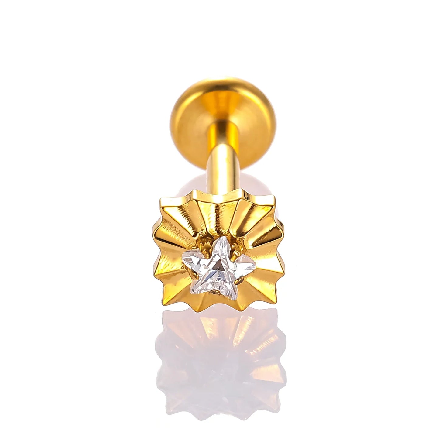 Titanio Flat Back Estrella Imperial ⭐