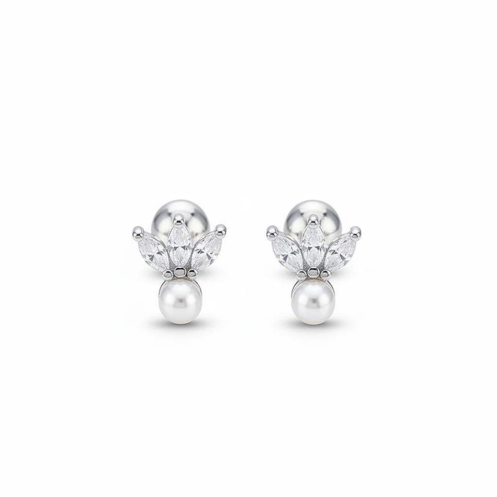 Piercing Hojas de Perla 🌿