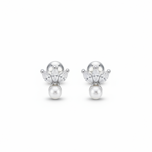 Piercing Hojas de Perla 🌿