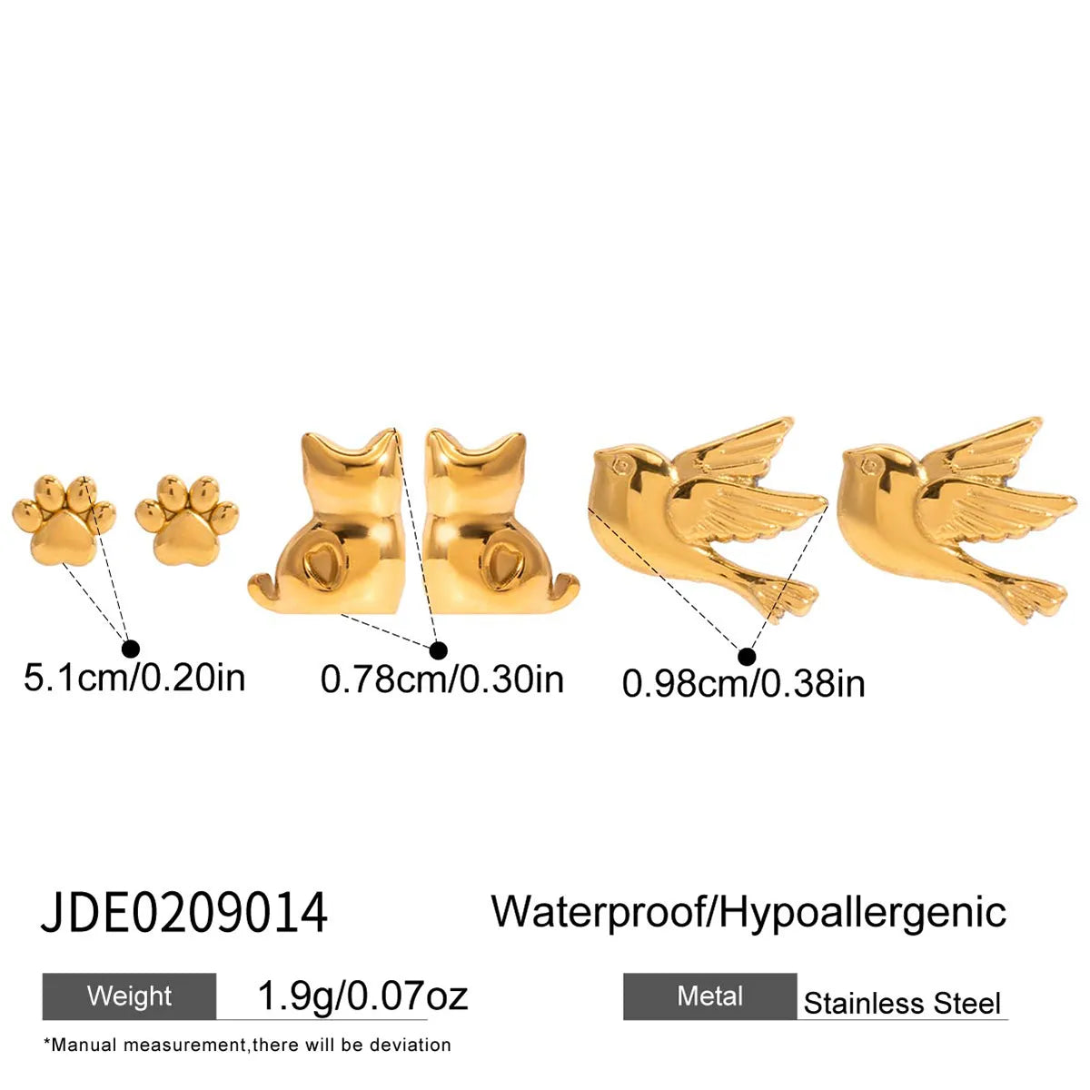 Stud Huella, Gato Y Pájaro