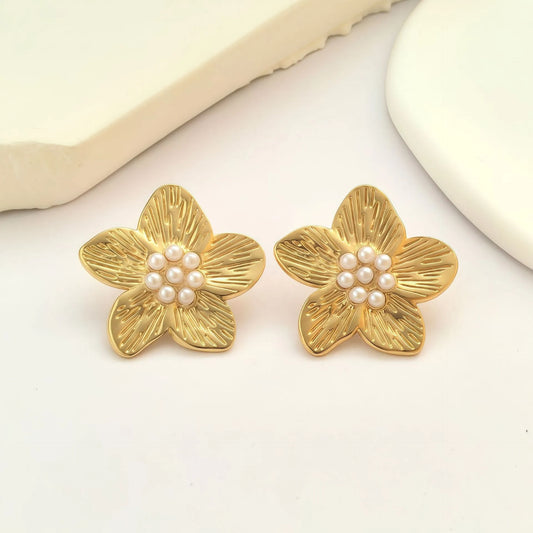 Aretes Perla Bloom 🌼