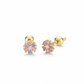Piercing Rosa Bloom Baño de Oro 14K 🌸