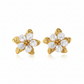 Aretes Flor Pearl 🌸