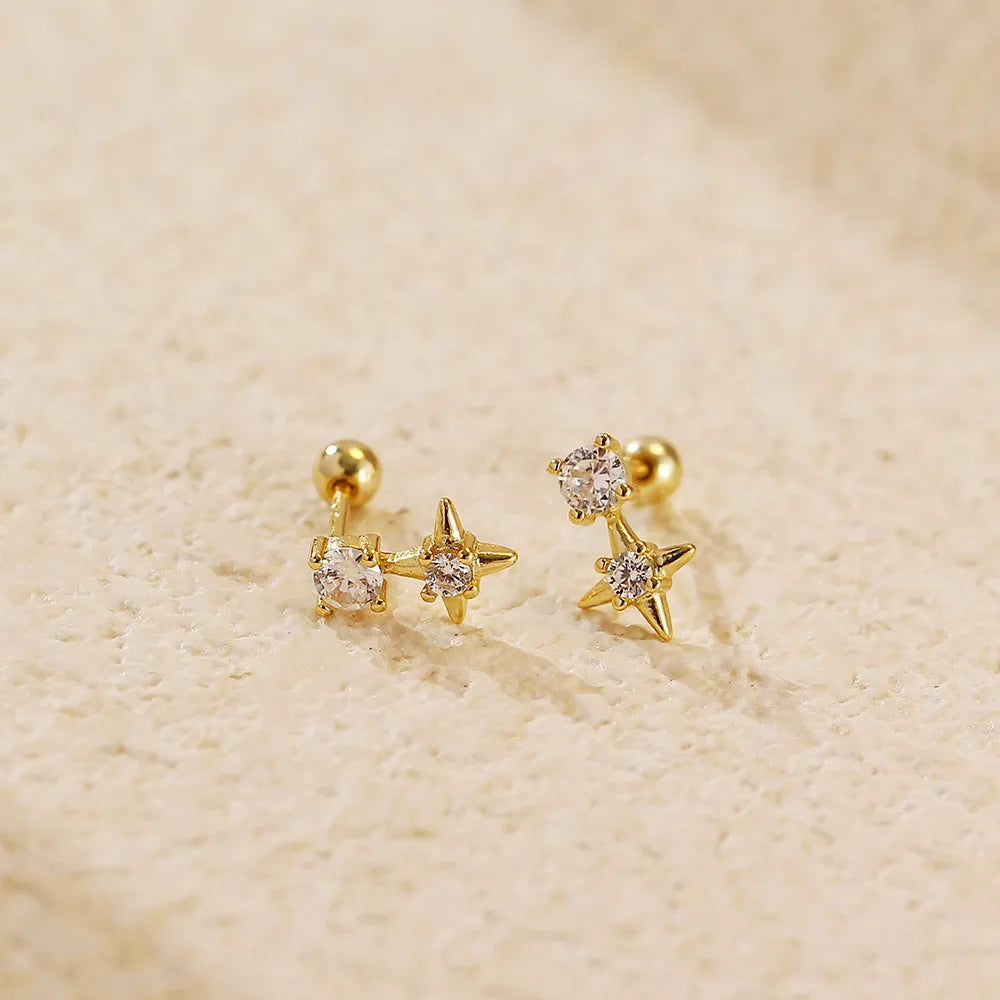 Piercing Destello Baño de Oro 14K ✨