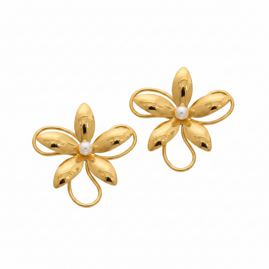 Aretes Fleur Dorée 🌼