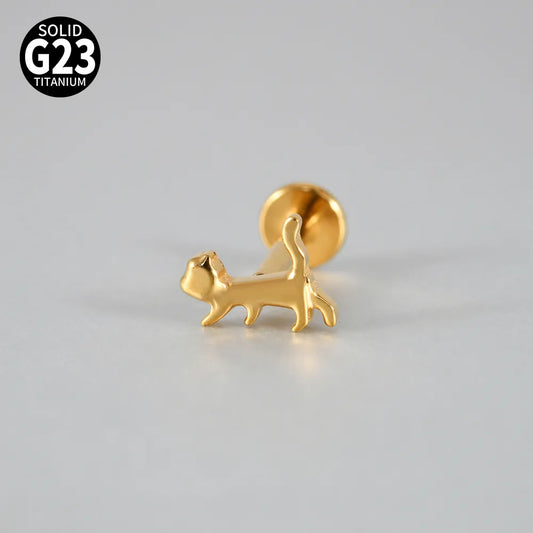 Piercing Flatback gato caminando 🐱