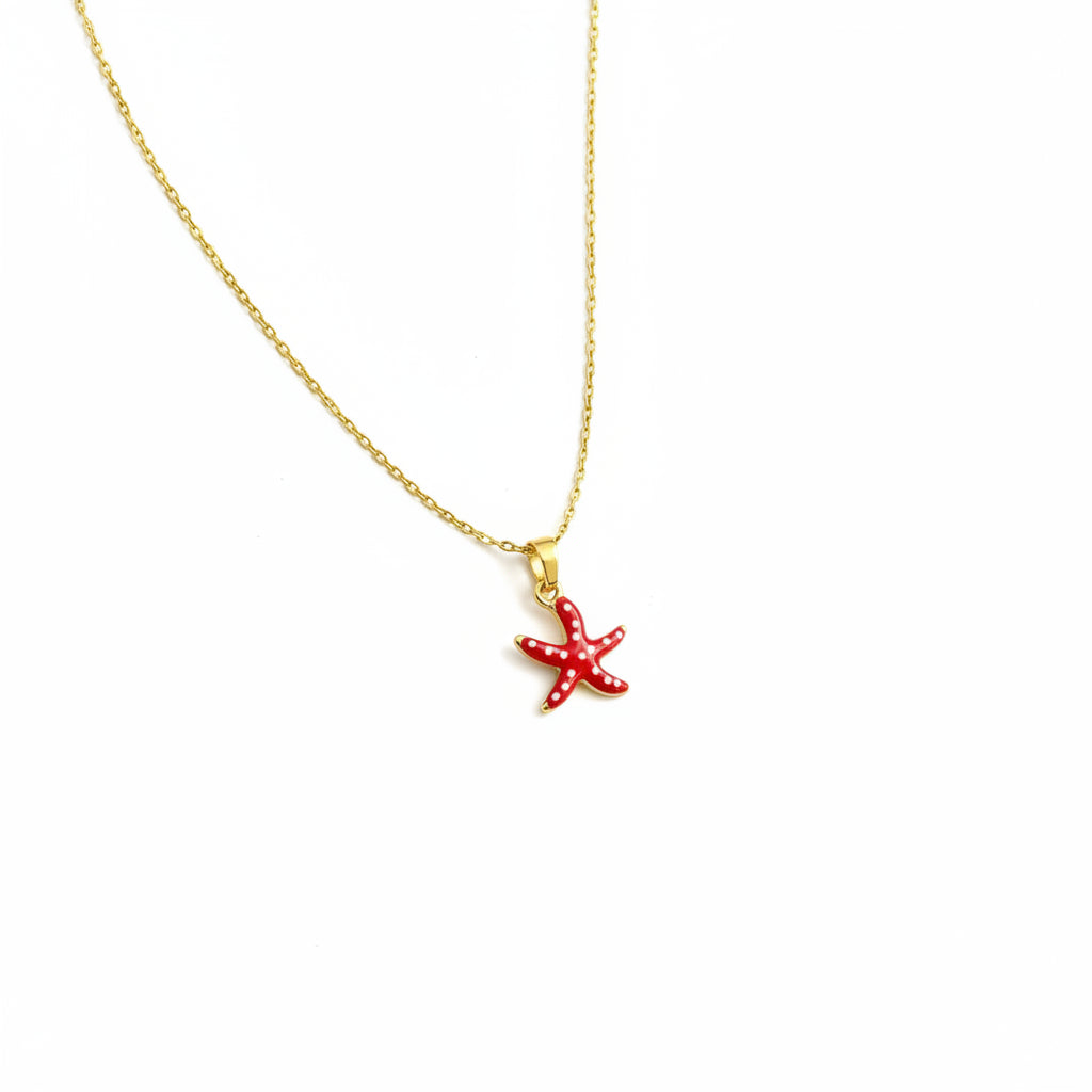 Collar Cherry Starfish ❤️
