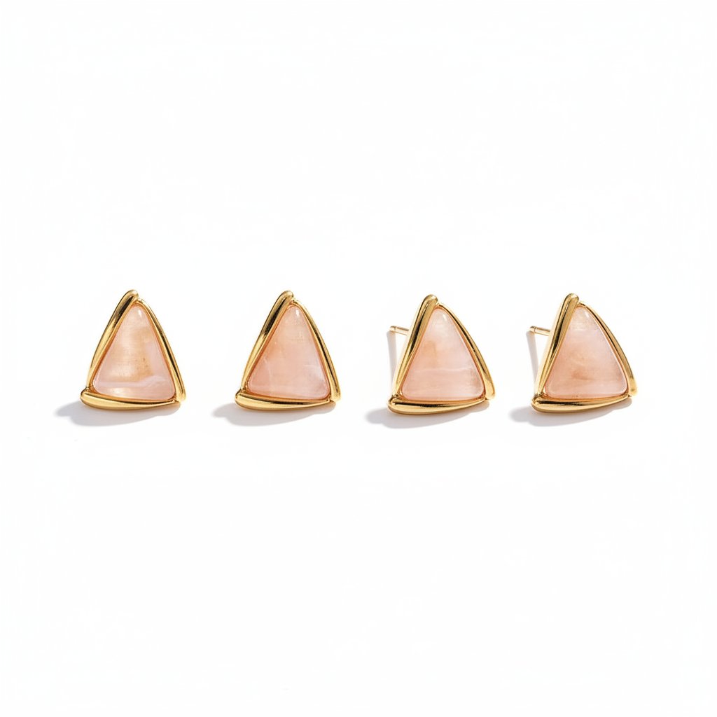 Aretes Rose Quartz 💗
