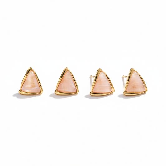 Aretes Rose Quartz 💗