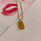 Cadena con frase "I love you to the moon and back"